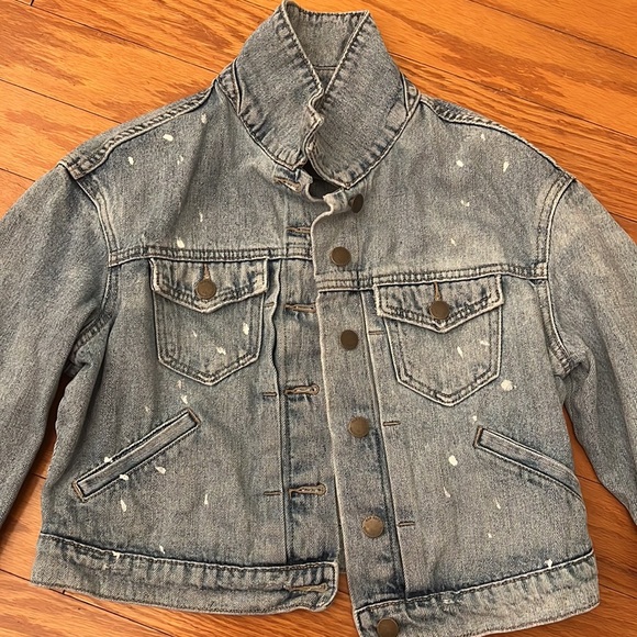 Old Navy Cropped boxy Jean Jacket - Picture 2 of 5